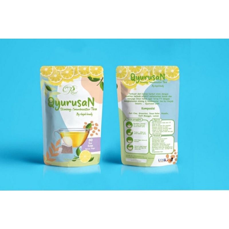 Qyurusan Slimming Tea Dan Imun Booster By Rhajab Original (Bisa Cod) Aman
