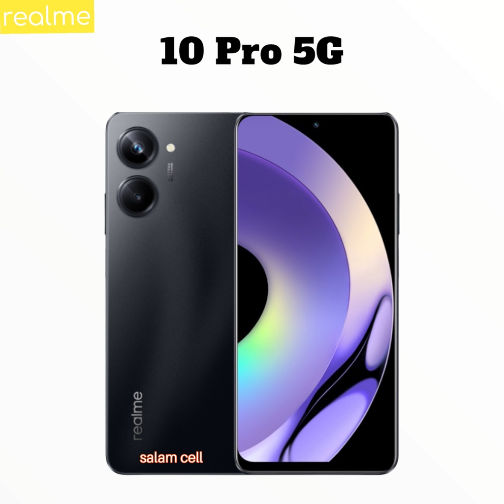 Realme 10 Pro 5G Ram 8+8/256GB Camera 108MP 33W SuperVOOC Original Garansi Resmi