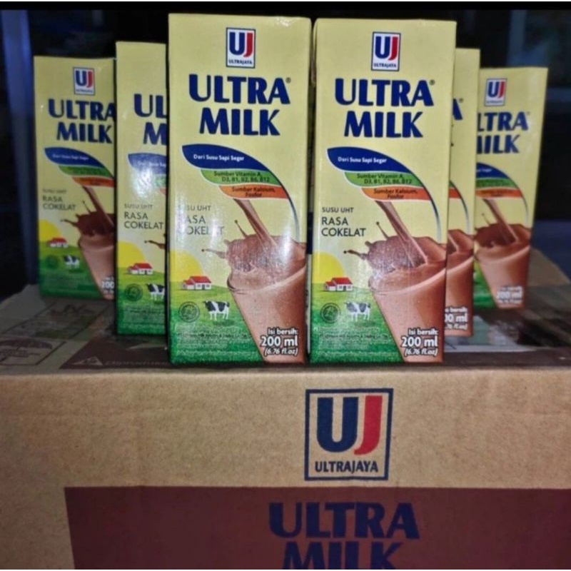 

susu ultra 250 ml susu uht ultra 250mp ultramilk coklat