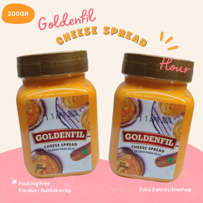 

Selai Goldenfil Cheese Spread 200gr (Tanpa Crunchy)