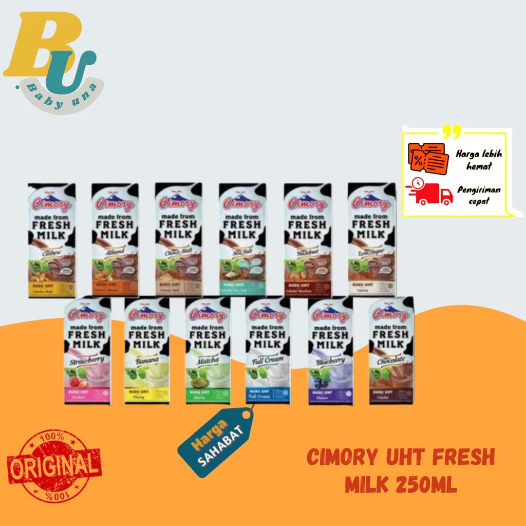 

SUSU CIMORY UHT FRESH MILK 250 ML/ Babyuna