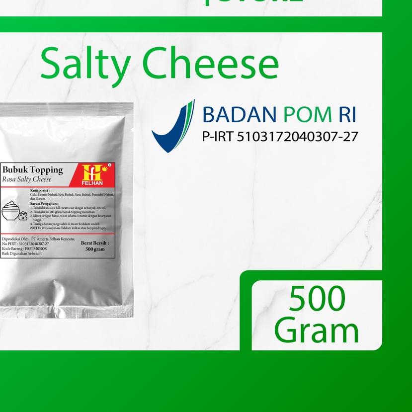 

COD [KI3] FELHAN - Bubuk Topping Minuman Salty Cheese (500 gram)