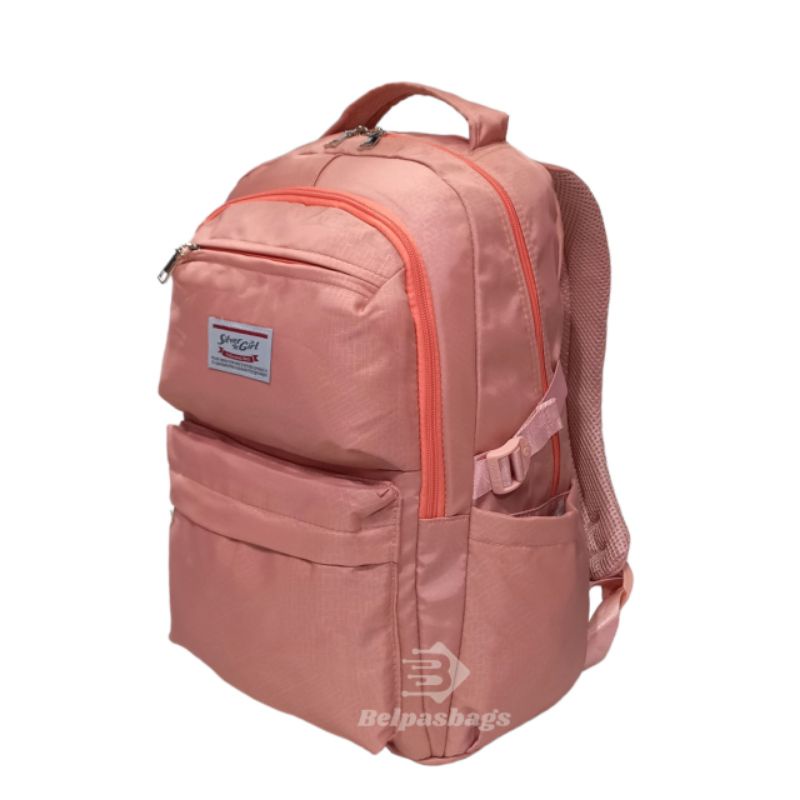 Tas sekolah ransel laptop backpack perempuan Slivergirl 71219