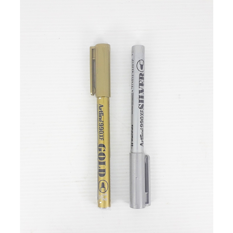 

Spidol/Metalic Marker Permanent ARTLINE 990XF silver Gold (025019)