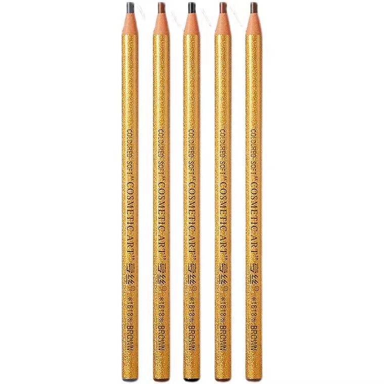 Mysterygirl - Eyebrow Pensil Alis Hengsi Pencil Mata Godlen Pen Make up Kosmetik Eyeliner Waterproof  Upgrade Lasting