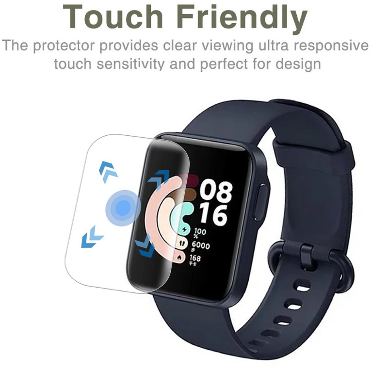 [Harga Grosir]Pelindung Layar Hydrogel 9D Curved HD Anti Gores Untuk Smartwatch Xiaomi Mi Watch 2 Lite