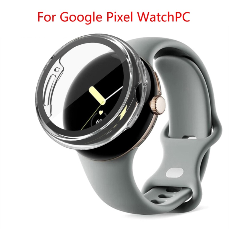 Zzz For Pixel Smartwatch Anti Gores-Bumper Case-Cover Frame Kerang-Pelindung Layar