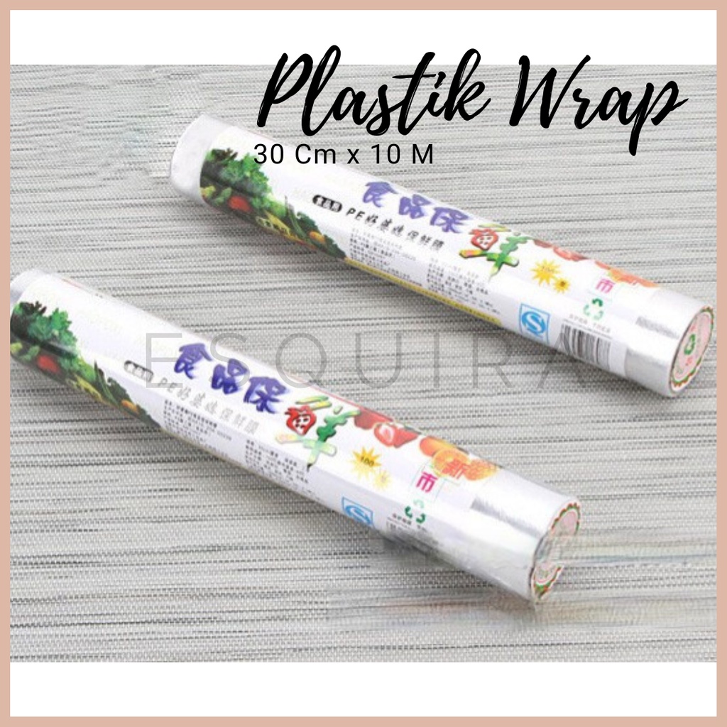 Plastic Wrap Ukuran 30 Cm x 10 M / Plastik Wrapping / TTK11