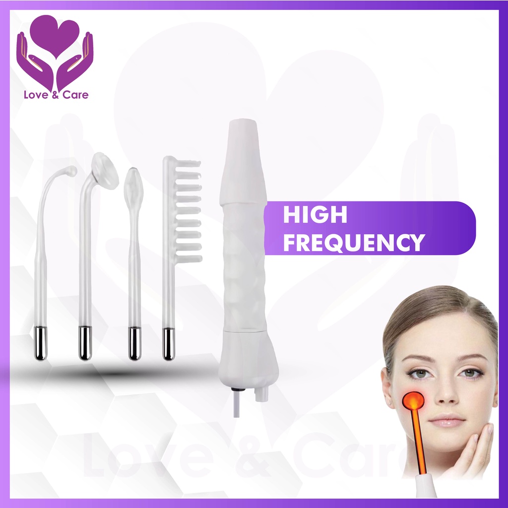 High Frequency Portabel Alat Frekuensi Wajah HF Facial Perawatan Wajah