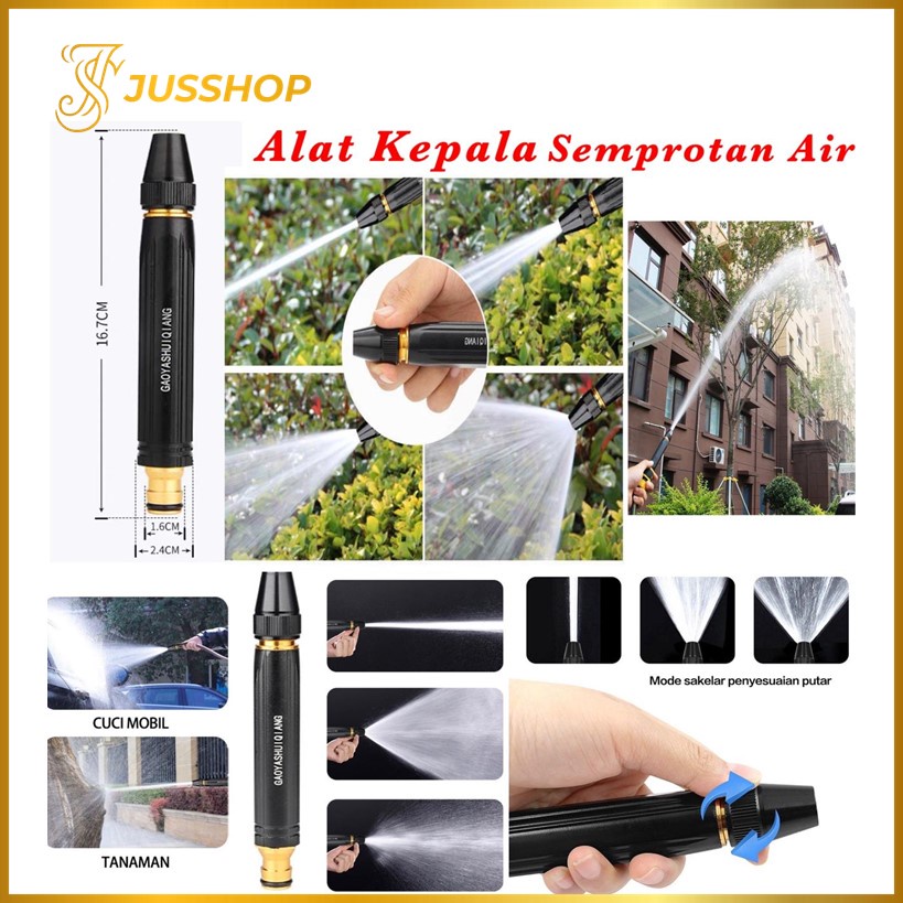 Kepala Semprotan Air Alat Spray Taman Steam Motor Mobil Serbaguna