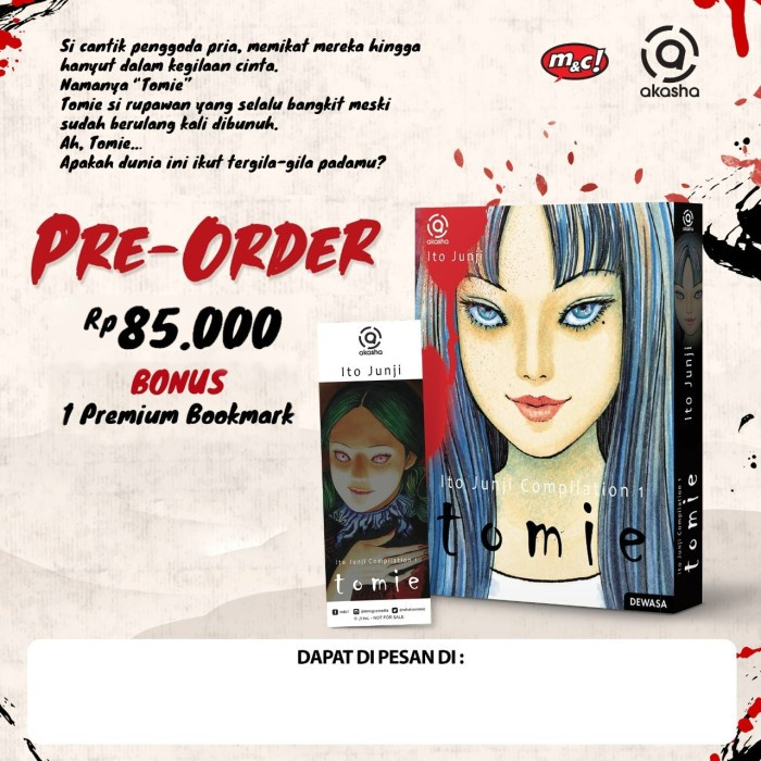 Komik Tomie by Ito Junji - BONUS RHD27