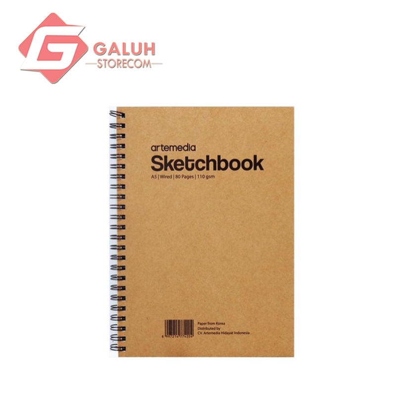 

Artemedia Sketchbook / Buku Sketsa / Craf Cover Jilid A4 110gsm