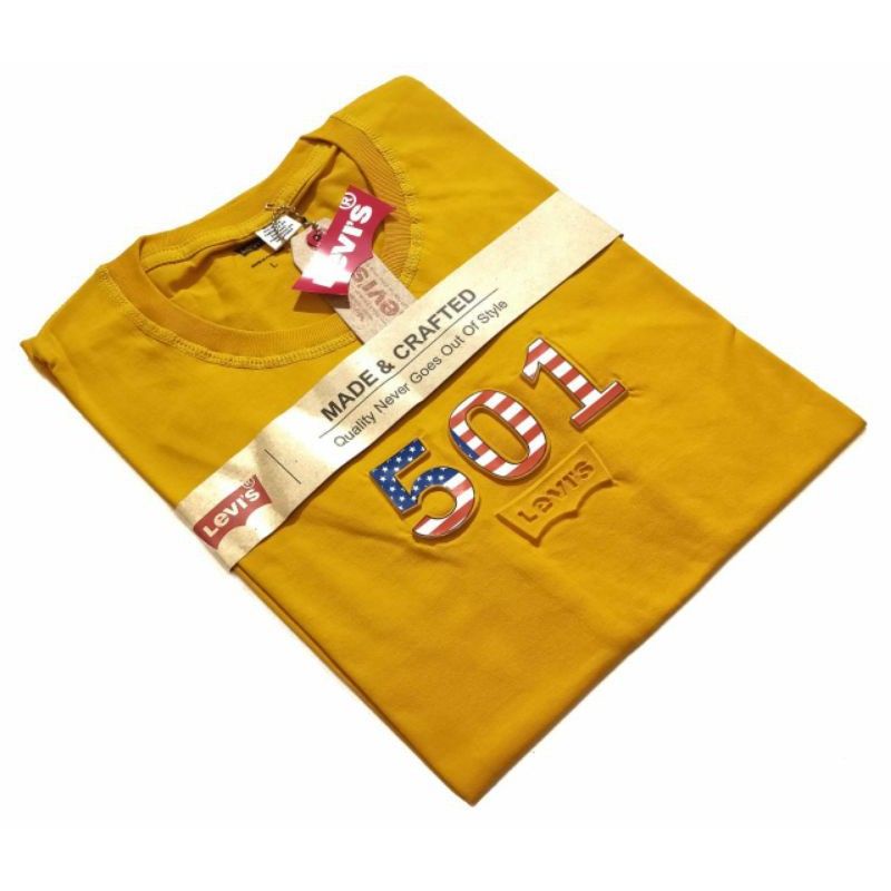 Kaos L3viss 501 Motif Embos Premium