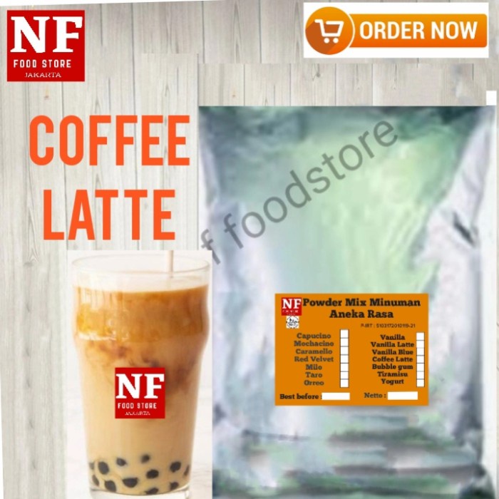 

Terlaris ✨ - COFFEE LATTE POWDER MIX BUBUK MINUMAN KEMASAN 1 KG 2.1.23