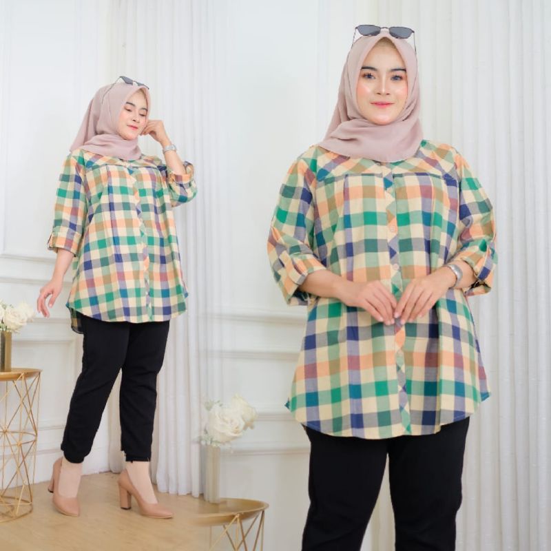TUNIK KATUN KOTAK /KATUN KOTAK