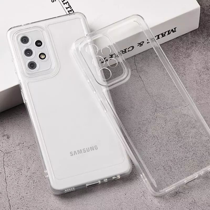Soft Case Samsung Galaxy A13 A23 A33 Bening TPU Transparan Anticrack + Camera Protection