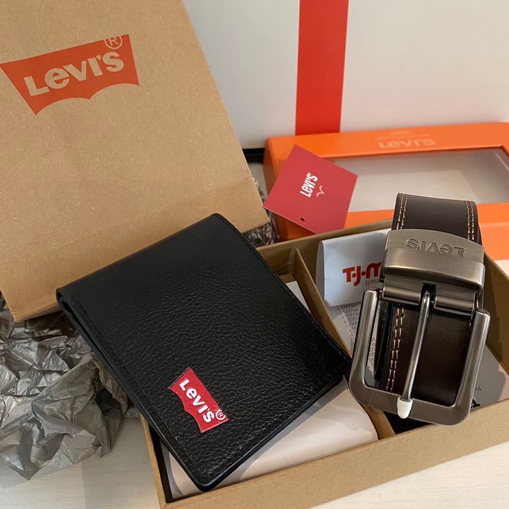 TALI PINGGANG PRIA LEVI'S 2 IN 1 GIFT SET