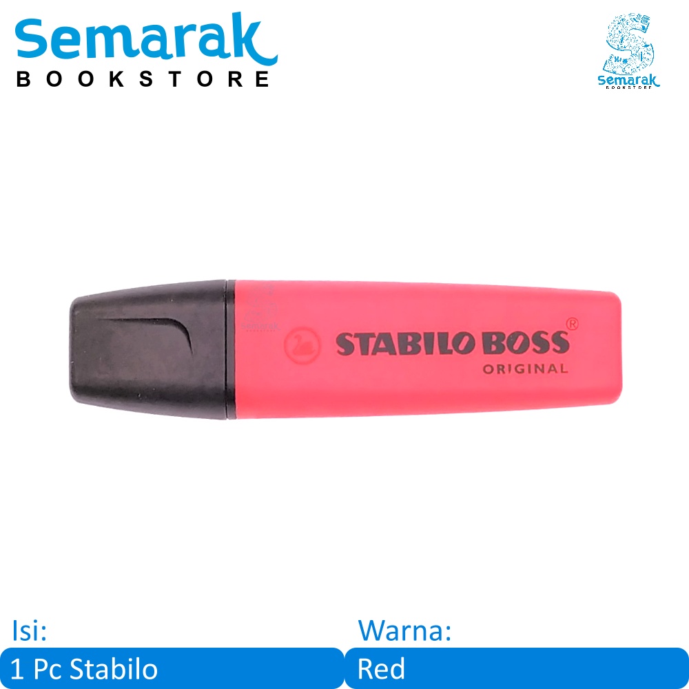 

Stabilo 70/40 Boss Original Highlighter Fluorescent Color - Red [1 Stabilo]