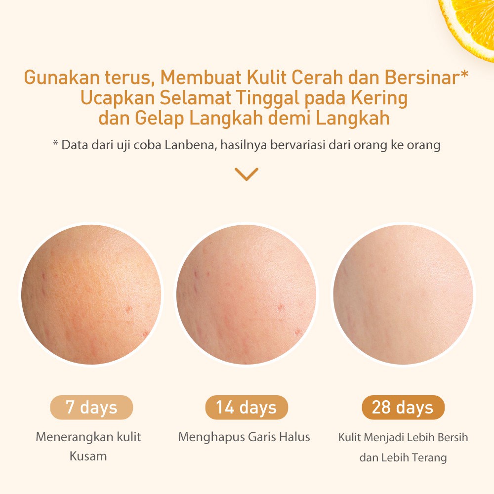 LANBENA Vitamin C Serum - Mencerahkan Wajah (15ml) BPOM