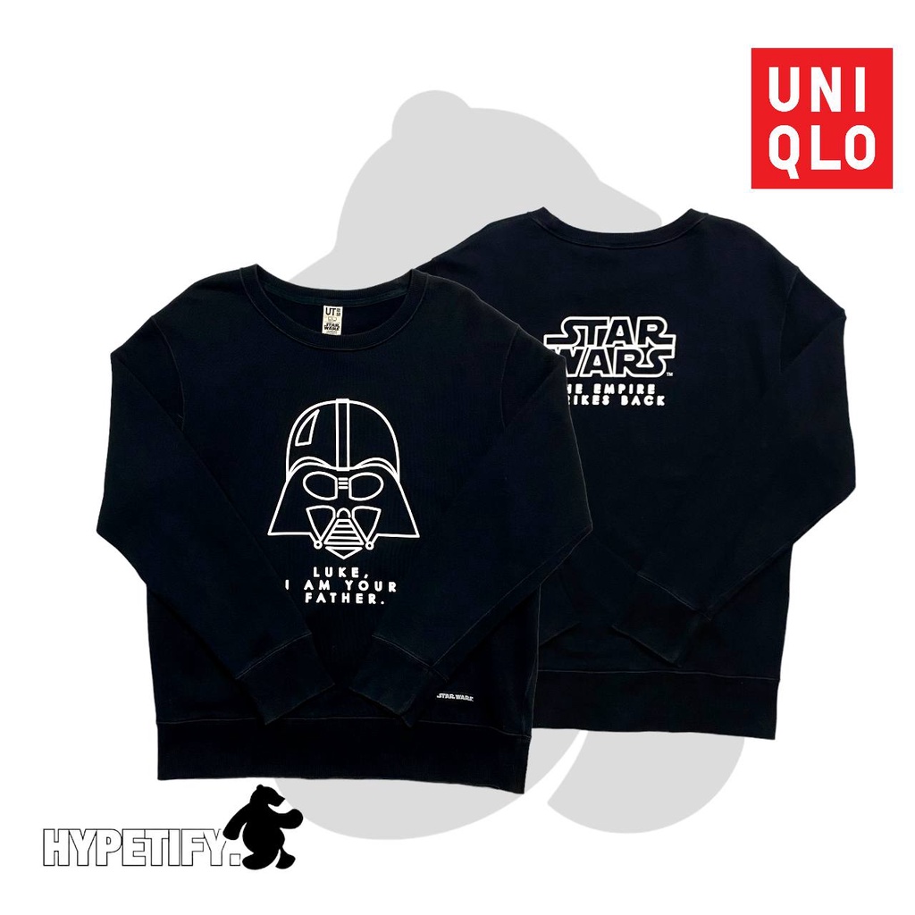 Uniqlo X Star Wars "Darth Vader" Crewneck Black