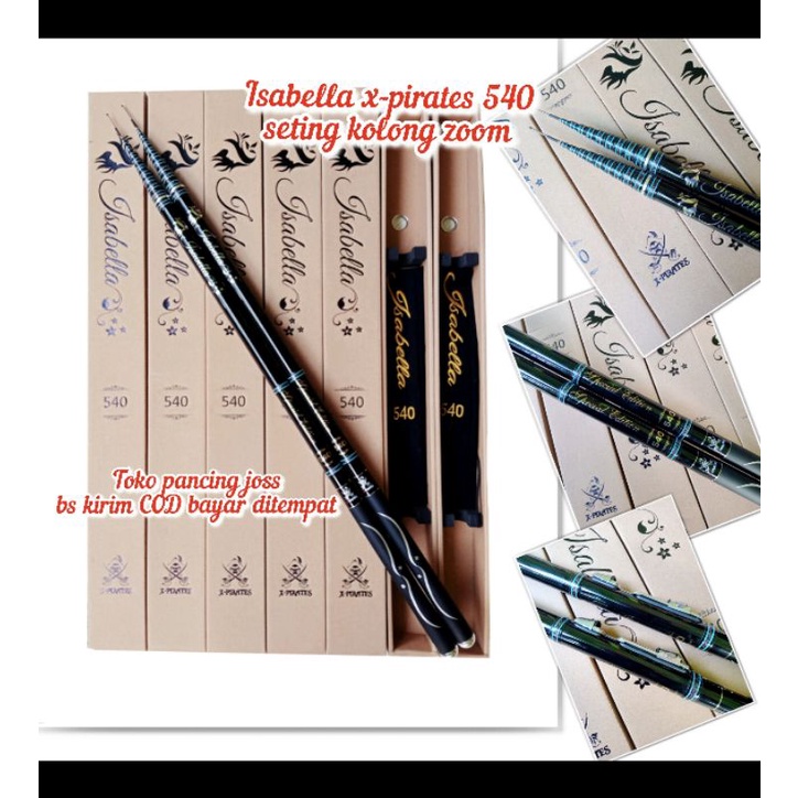 TEGEK KOLONG ZOOM ISABELLA 450 540 610  X-PIRATES BONUS JERSEY