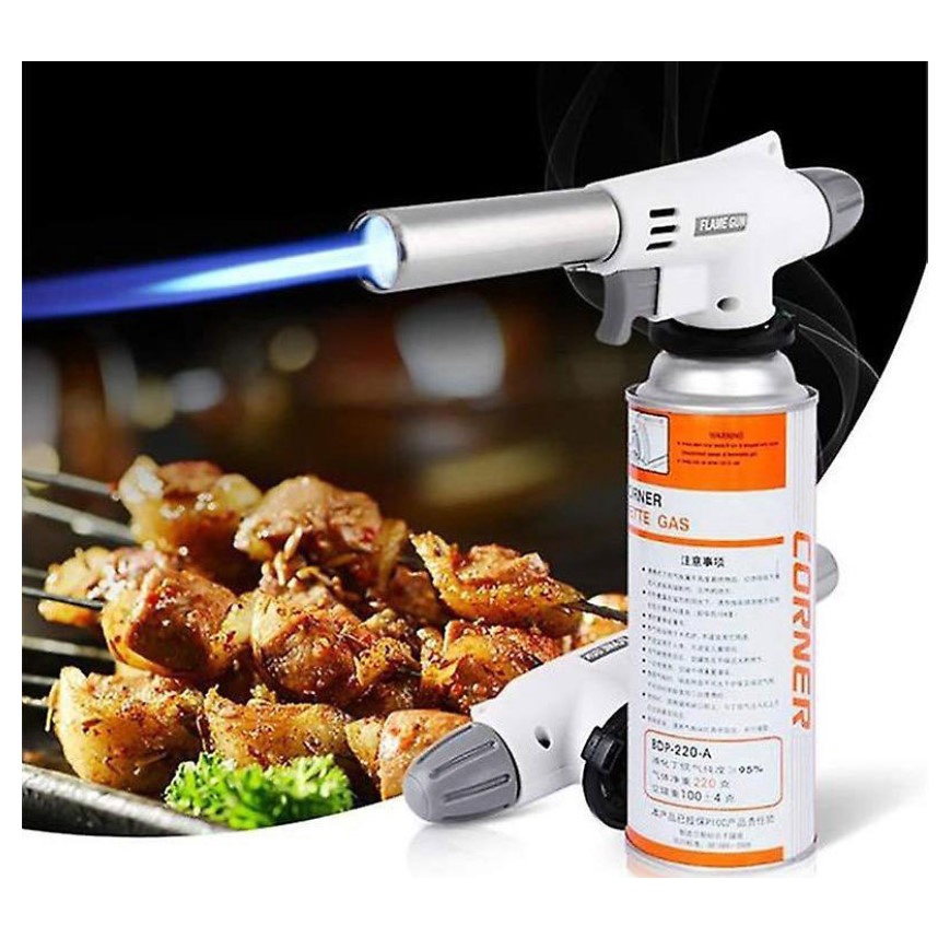 YUN Mall  FLAME GUN BBQ BLOW TORCH PORTABLE GAS TORCH OTOMATIS