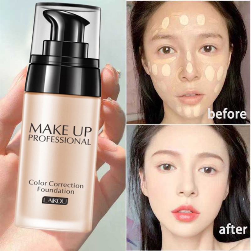 Liquid foundation BB cream Makeup face 40G Whitening Moisturizing cream Memutihkan kulit secara instan Alas bedak yang ramah kulit Riasan tahan lama 100% asli, asli【COD】【BPOM】