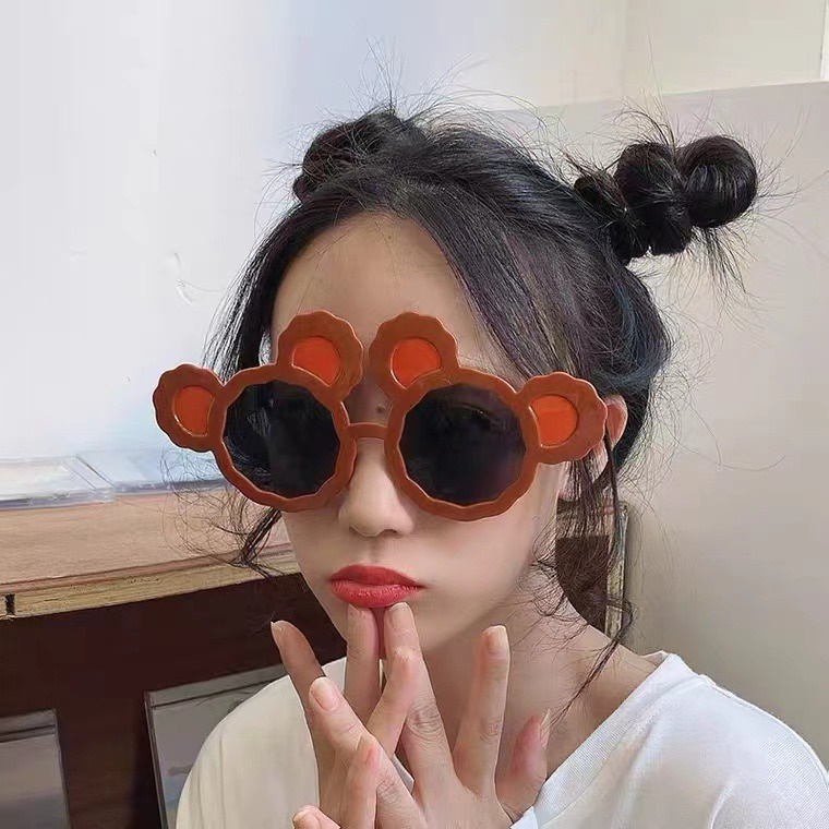 T&amp;Y Kacamata Bulat Fashion Anak Telinga Beruang 6625 Kaca Mata Hitam High Quality Kids Sunglasses Kaca Mata