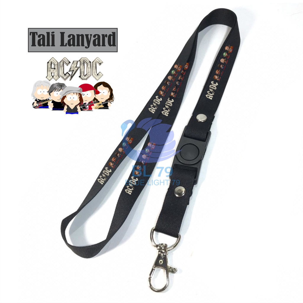 

Tali LANYARD ACDC CARTOON VERSION / LANYARD BAND METAL ROCK GANTUNGAN KUNCI/GANTUNGAN ID CARD/GANTUNGAN FLASHDISK/GANTUNGAN NAMETAG BEST SELLER COD