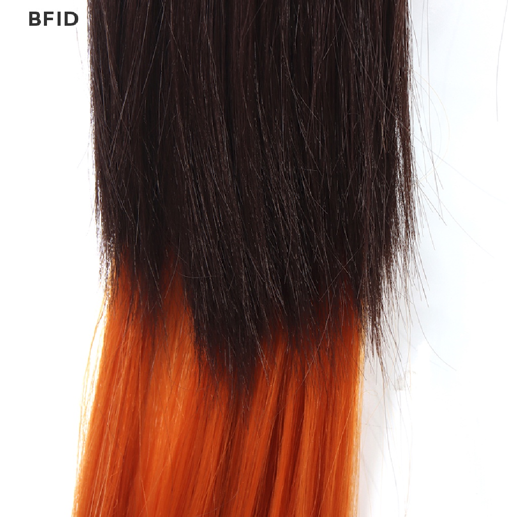 [BFID] Hitam-coklat Game Genshin Impact CustomCosplay Zhongli Cosplay Wig Rambut [ID]