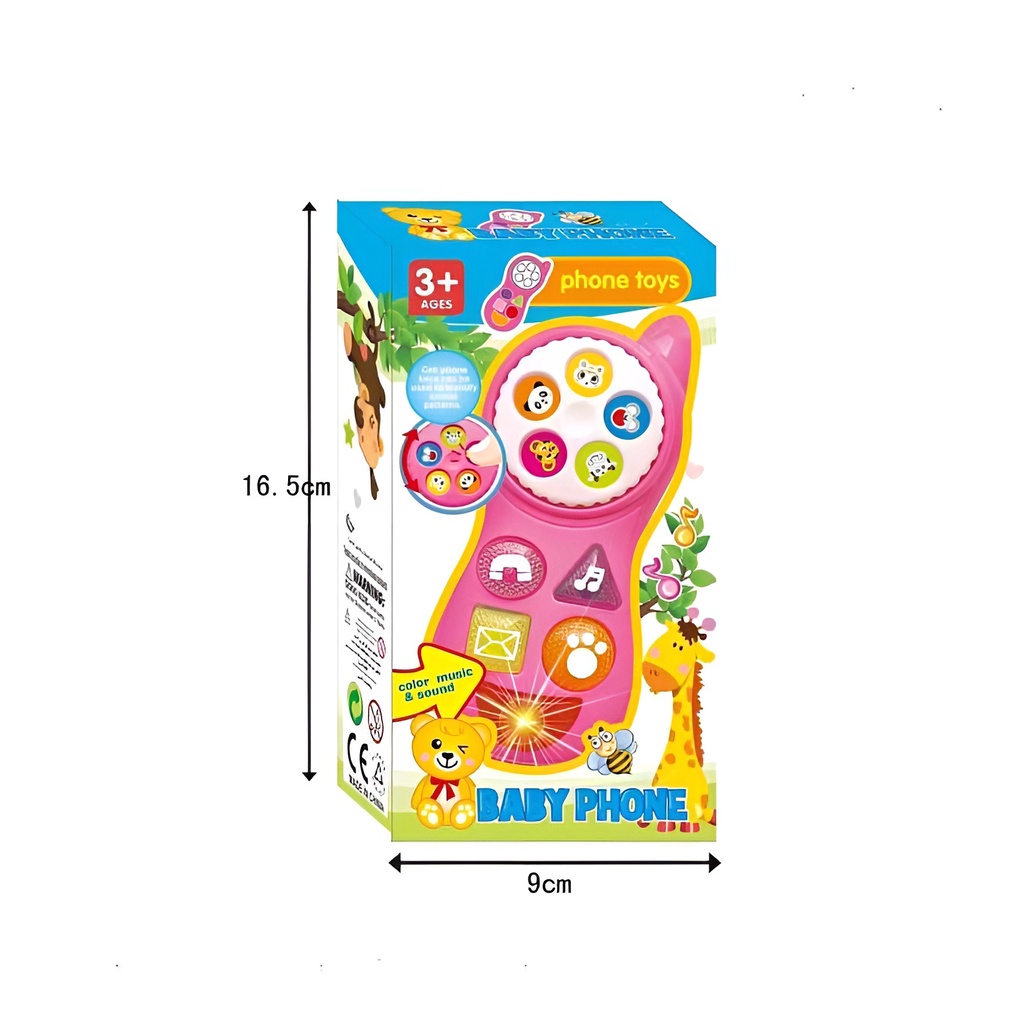 Baby Phone Mainan Anak Balita Anak Perempuan | Mainan Bayi 6 Bulan Mainan Edukasi | Mainan Cewek