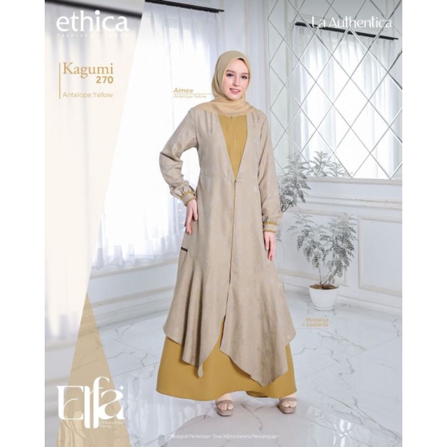 SET COUPLE AYUMI 270 KAHFI 243 ANTELOPE YELLOW BY ETHICA