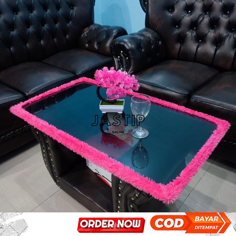 Bando meja kotak / oval / bulat / taplak meja ruang tamu minimalis diameter 100cm