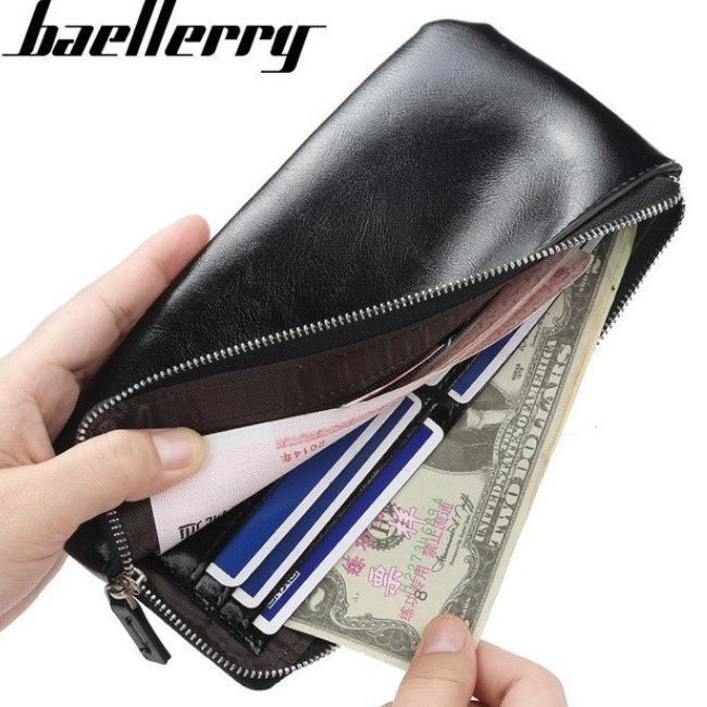 Ennwen BA26 Dompet Kulit HP Multifungsi Original Baellerry Pria Wanita ▫ LV.21Ja23ғ