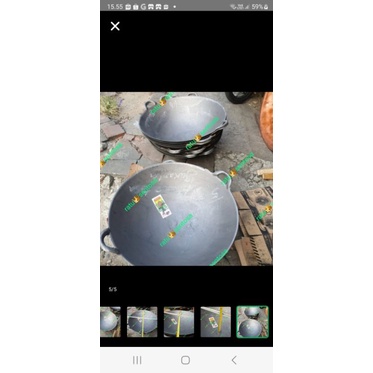 wajan cor besi 28 in kuali cor besi 70 cm kenceng cor besi