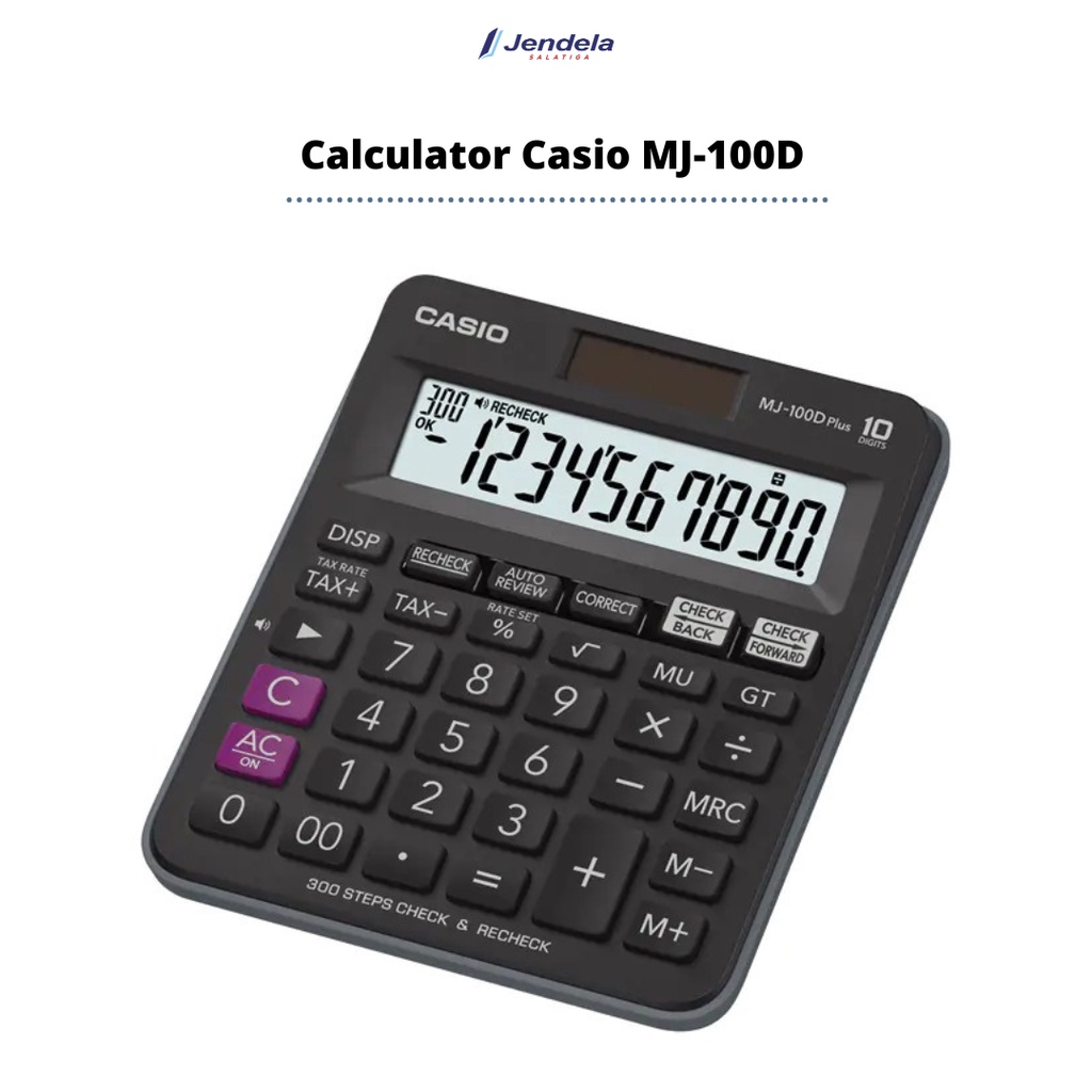 

Kalkulator Casio MJ-100D / Kalkulator 10 Digit
