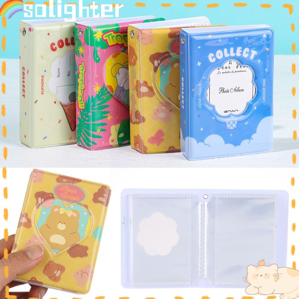 Solighter 40saku Tempat Photocard Tahan Lama Scrapbooking Gambar 3inch Case