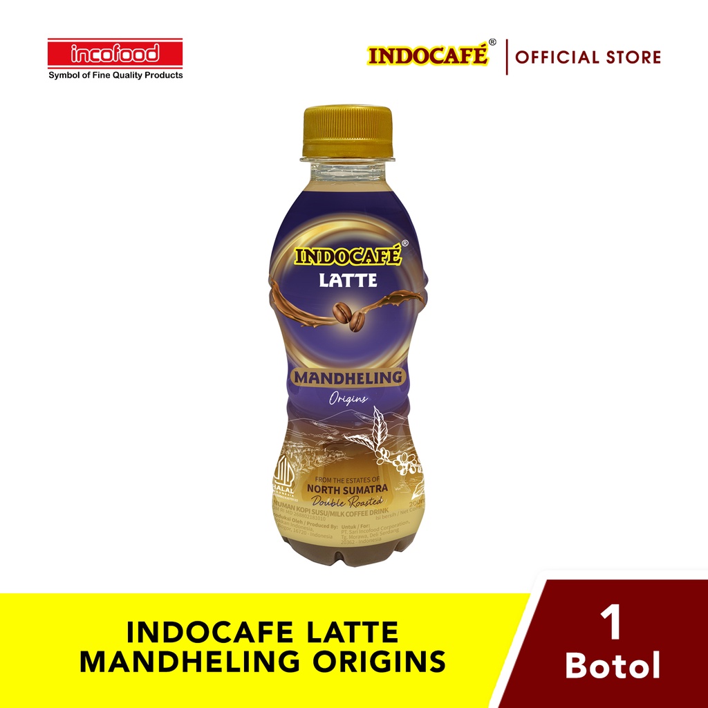 Indocafe Latte Mandheling Origins (200ml)