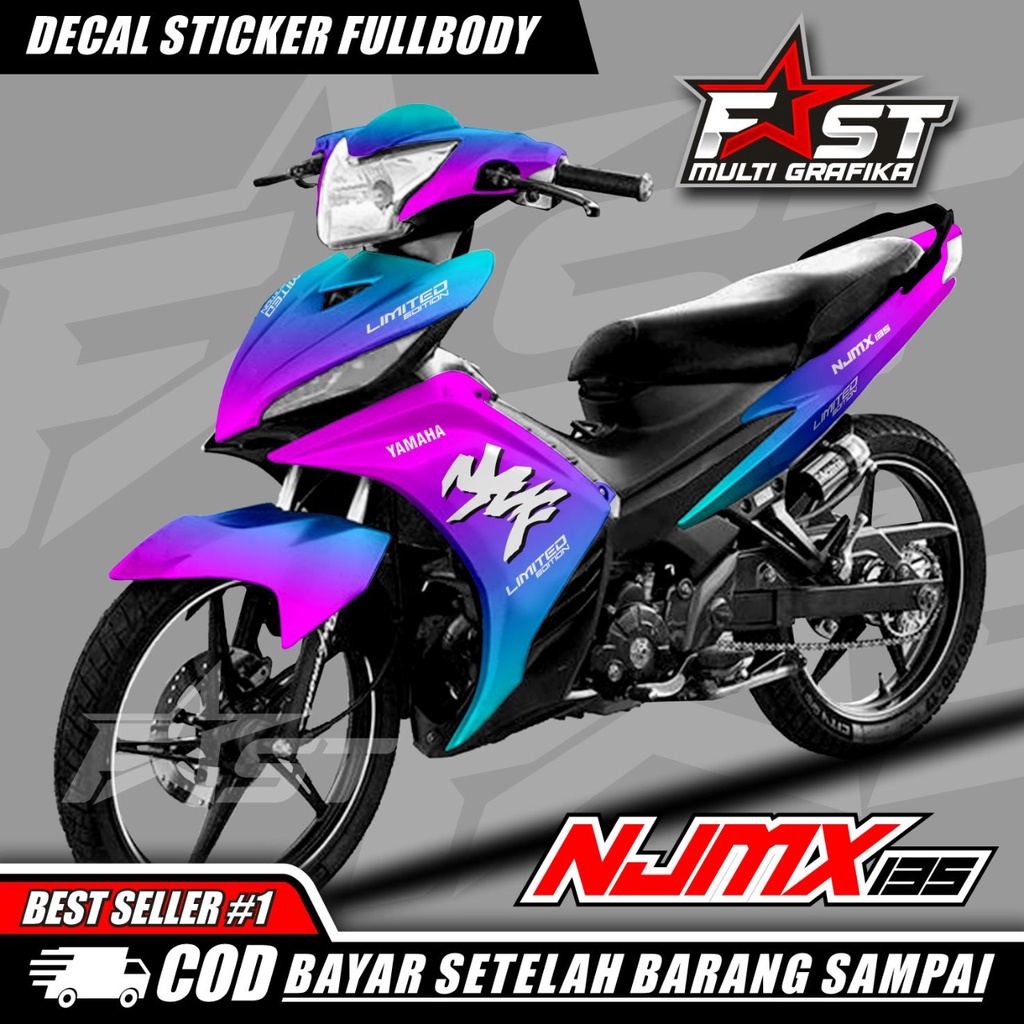BISA COD Stiker Jupiter Mx 135 New BUNGLON Full Body Decal Jupiter Mx 135 New Full Body Striping New