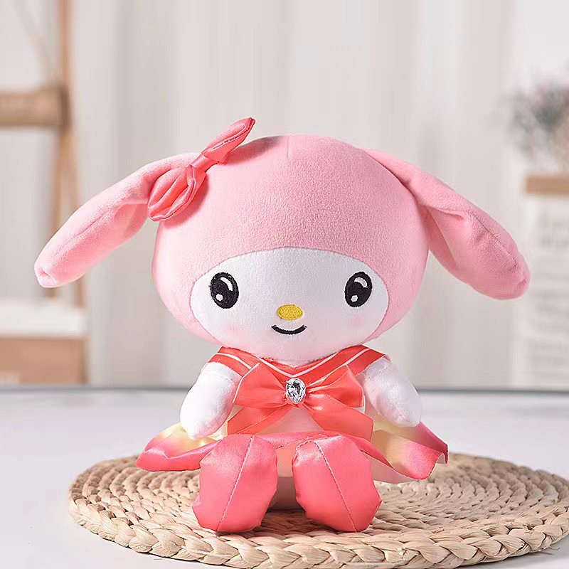 MAINAN BONEKA MELODY CINNAMOROLL KUROMI HELLO KITTY POMPOMPURIN PURIN KOSTUM SERAGAM SEKOLAH SCHOOL