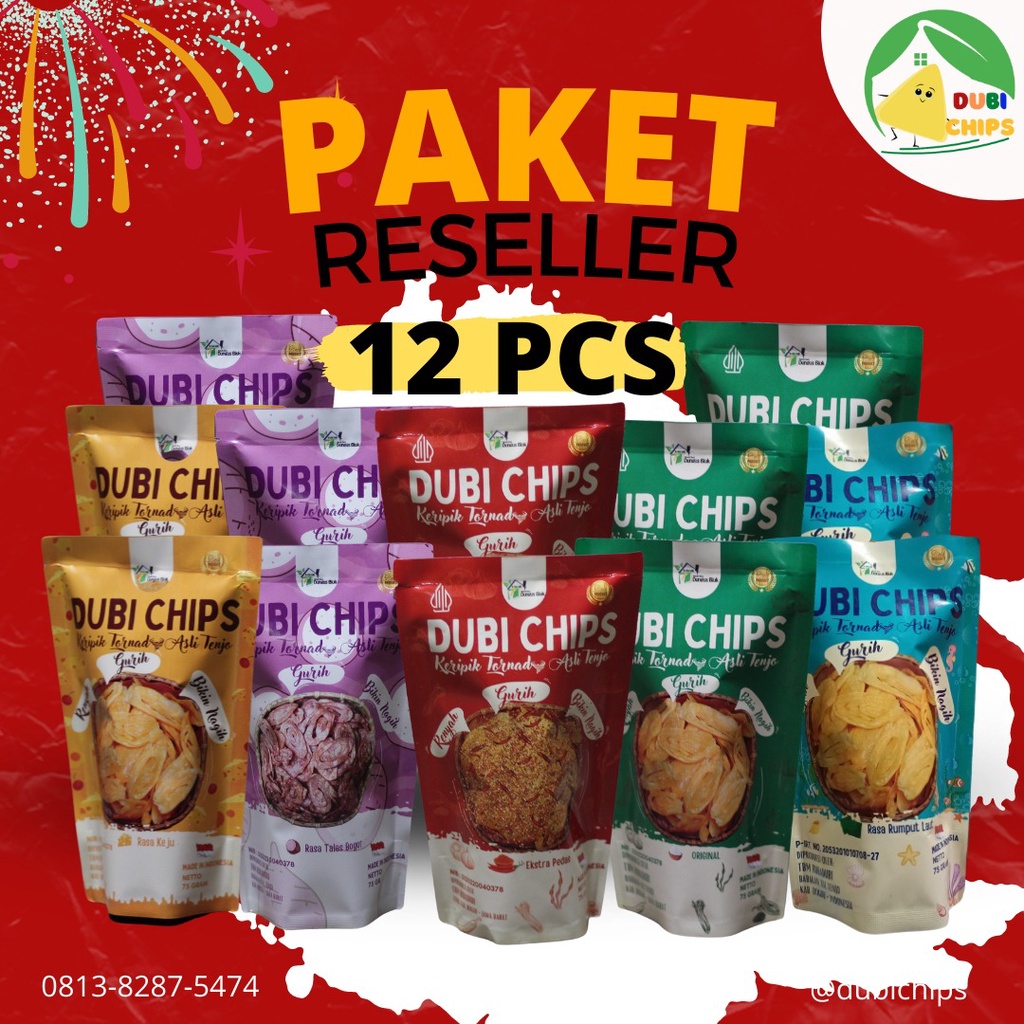 

PAKET BUNDLING 12 PCS - DUBI CHIPS ALL VARIAN