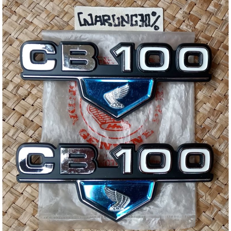 Emblem bok Honda CB 100 k3 uehara original nos