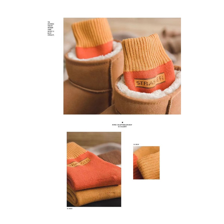 Kaos Kaki Wanita Japanese Tebal Strancer Women Socks SCH042