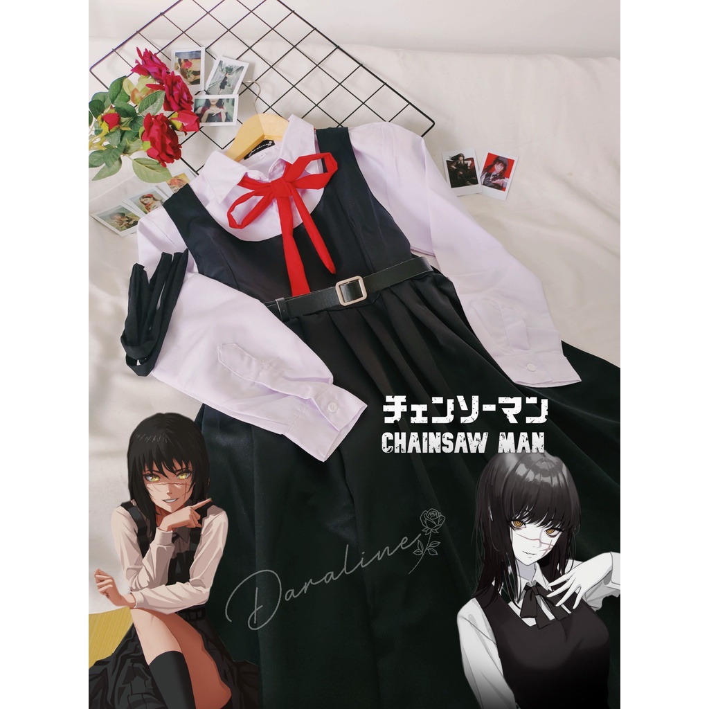 KOSTUM COSPLAY ASA MITAKA CHAINSAW MAN