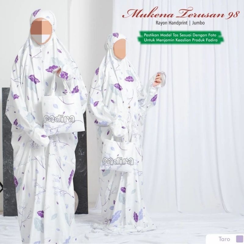 Mukena Fadira terusan mukena rayon murah mukena rayon terusan mukena putih rayon