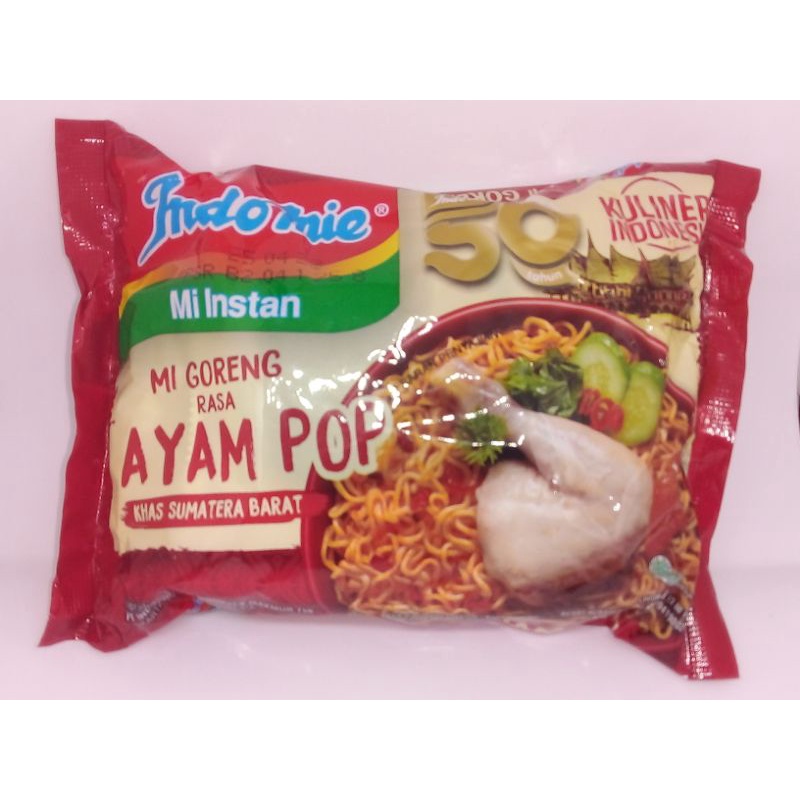 

INDOMIE AYAM POP MIE INSTAN KHAS SUMATRA BARAT
