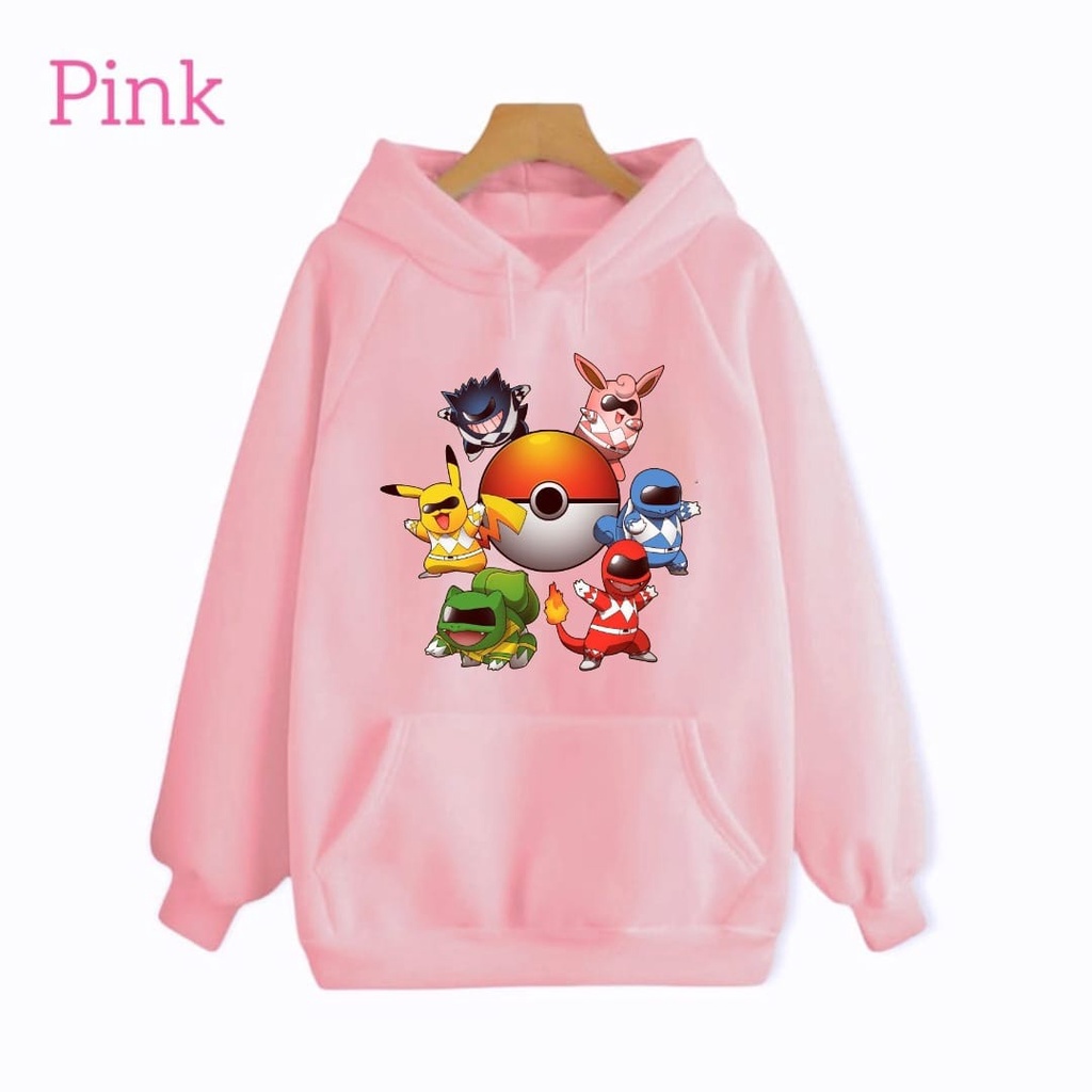 Sweater Hoodie Anak The Best of Pokemon Go/ S.M.L.XL