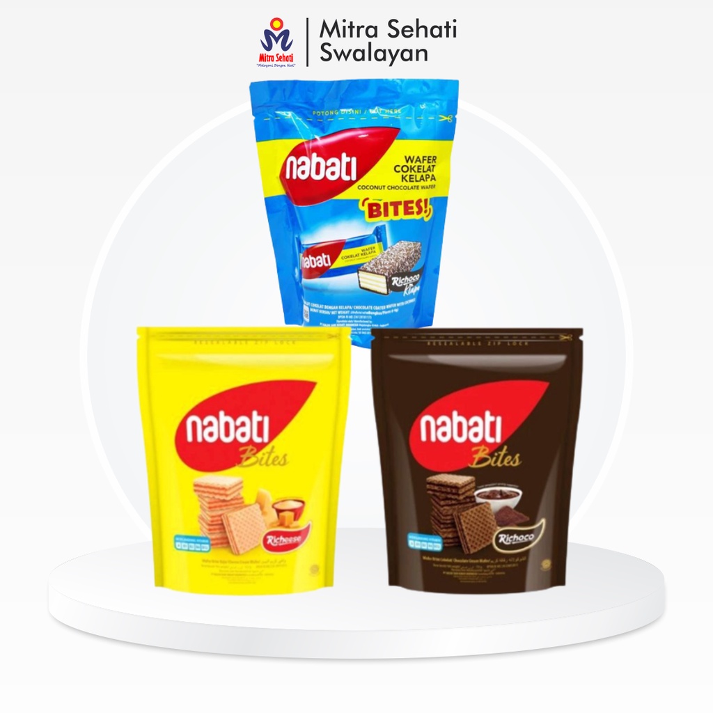 

NABATI BITES WAFER POUCH 168gr, BITES KELAPA 66gr - Mitra Sehati Swalayan