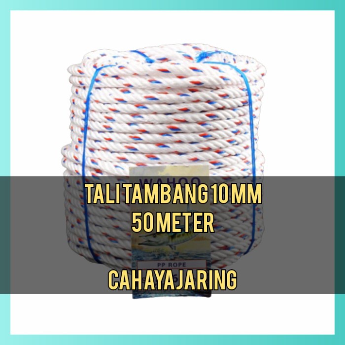 Tali Tambang 10 Mm 50 Meter / Tali Tambang Plastik 10 Mm Roll