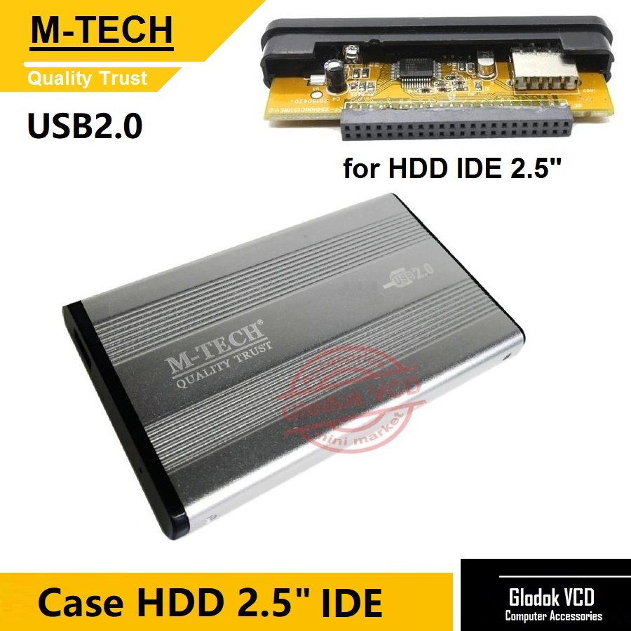 M-Tech Enclosure 2.5&quot; IDE USB2.0 Casing HardDisk HDD Case